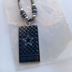 Tampa Bay Buccaneers, Diamond Plate, 20 Inch Rope Necklace With Beads #3